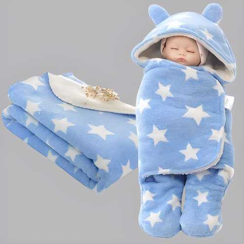 Cotton wearable blanket for baby