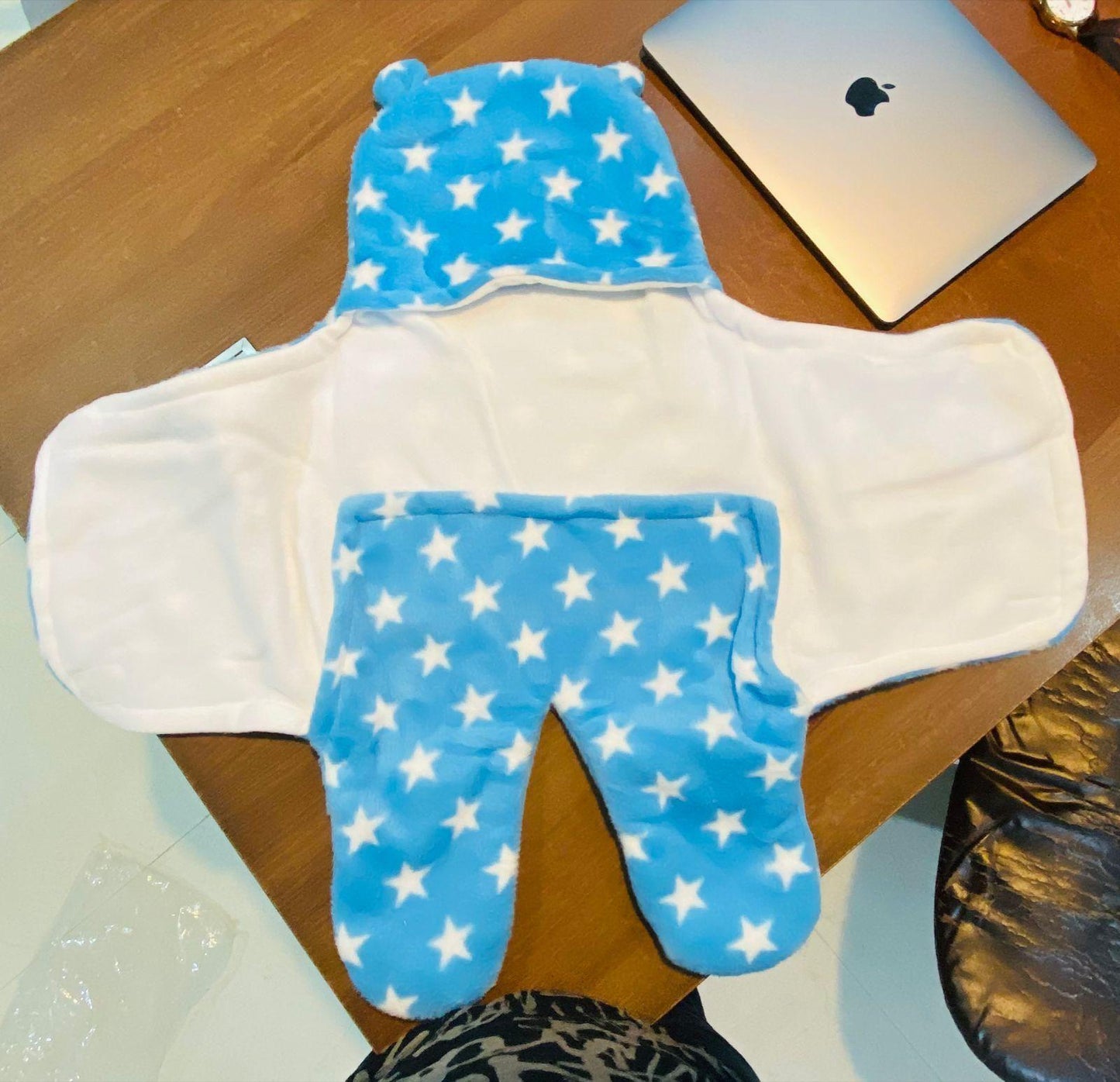 Cotton wearable blanket for baby