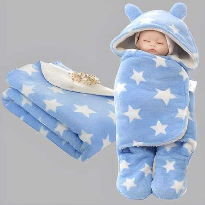 Cotton wearable blanket for baby