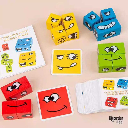 Face Change Cube Puzzle Game